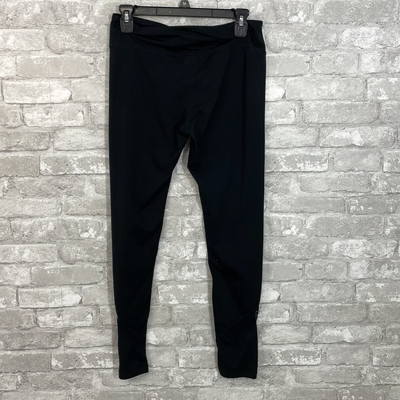 Mono B Black Yoga Leggings with Mesh Accent - Picture 4 of 6